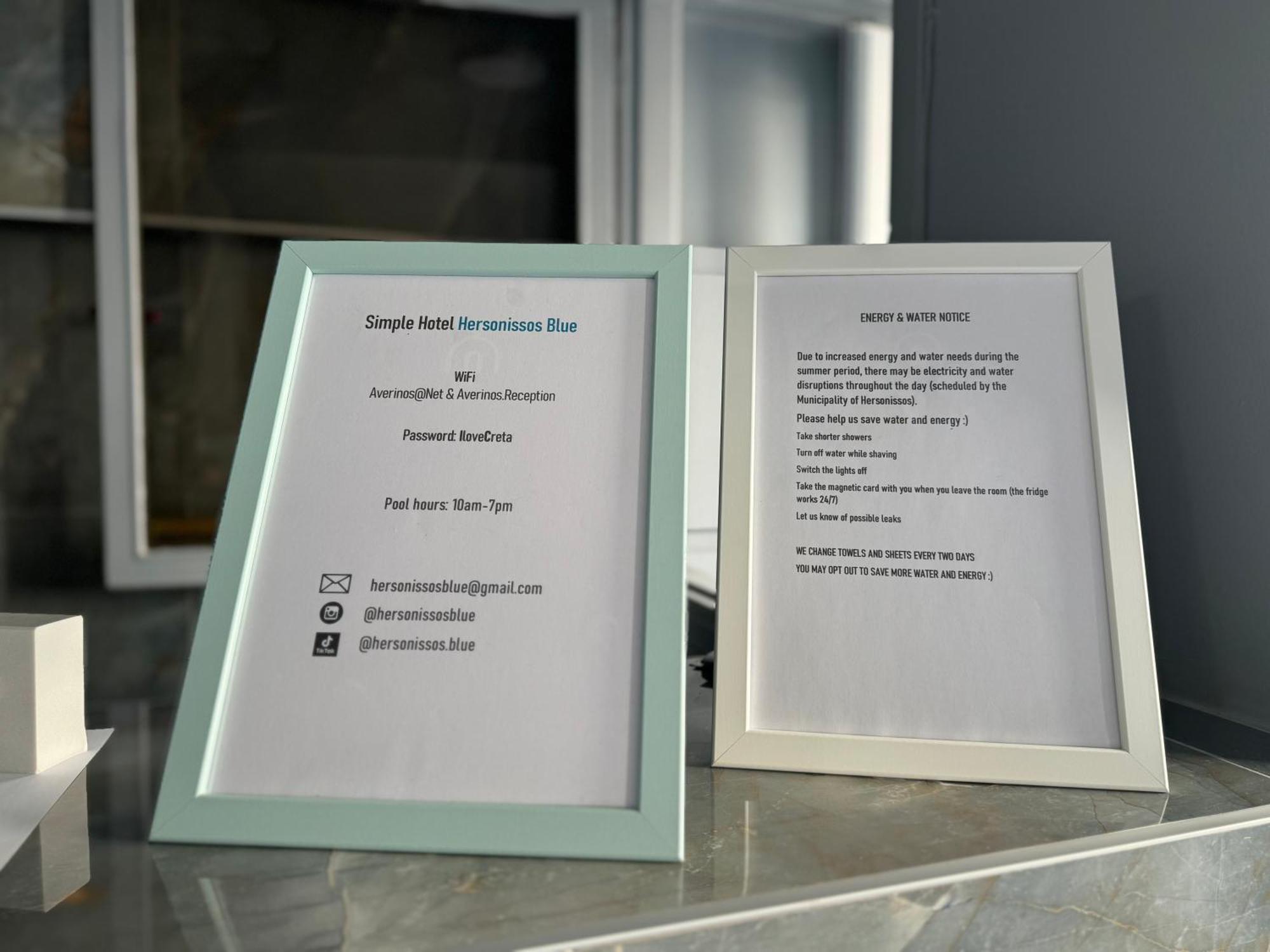 Simple Hotel Hersonissos Blue 外观 照片